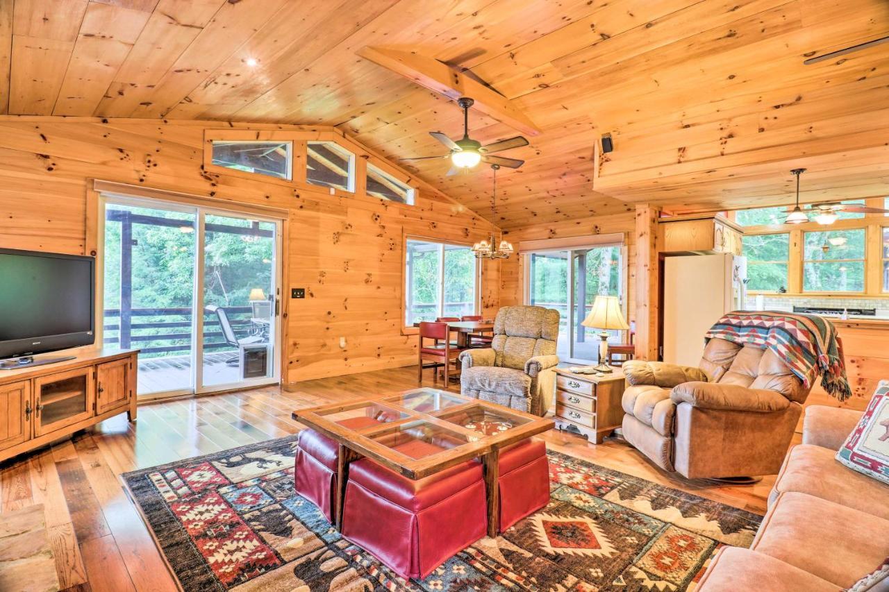 Cullowhee Cabin With Breathtaking Mountain Views! Glenville المظهر الخارجي الصورة